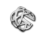 Smooth Tribal - Open Back Pinky or Toe ring (.925 Silver Elec. One size fits most adjustable ring)