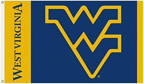 NCAA West Virginia Mountaineers Flag, 3 x 5', Blue