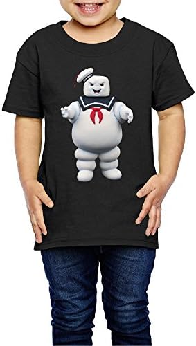 NORAL Stay Puft Marshmallow Man Kid's T-shirt For Girls&amp;Boys - Black 5-6 Toddler