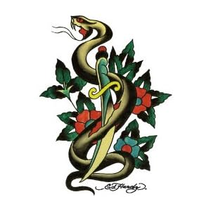 Ed Hardy Snake Temporary Tattoo
