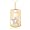 10k Yellow Gold Star Dog Tag Diamond Pendant (1/20 cttw, I-J Color, I3 Clarity)