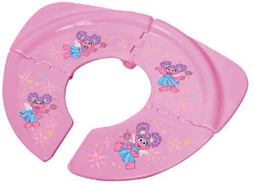 Sesame Street potty seat Folding AbbCadabby, Pink