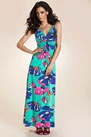 Per Una Twisted Front Floral Maxi Dress