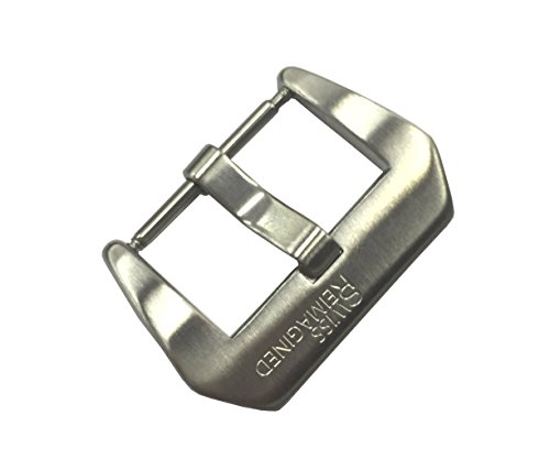 Panerai Inspired Brushed Stainless Steel Watch Band Buckle