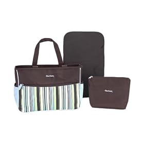 Gerber Stripe Nylon Diaper Tote