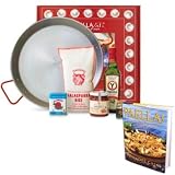 La Tienda Traditional Paella Kit with 'Paella' Cookbook from Spain