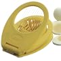 Amco 3-in-1 Egg Slicer, Yellow Soft Feel Grip
