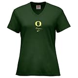 Nike Oregon Ducks Green Ladies Classic Logo T-shirt