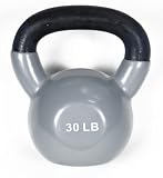 J Fit 30-Pound Premium Vinyl Kettlebell