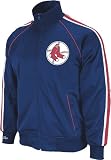 Boston Red Sox Mitchell & Ness Final Score Throwback Full Zip Premium Track Jacket - L