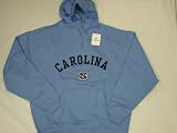 Univ of North Carolina Tar Heels Light Blue Adult Embroidered Hooded Sweatshirt