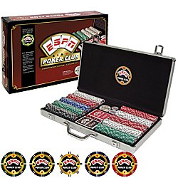 ESPNR 500 pc Championship Edition Set in Aluminum Case - Casino Supplies > ESPN Poker Club Products