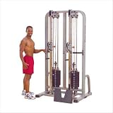 Body Solid Pro Club Line Dual Cable Column Gym SDC-2000G Weight Stack: 235 lb