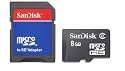 8GB microSD SDHC Speicherkarte f&uuml;r Canon Digital IXUS 110 IS inkl. Adapter auf SD, sandisk