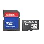 8GB microSD SDHC Speicherkarte f�r Samsung S7220 UltraClassic inkl. Adapter auf SD, sandisk