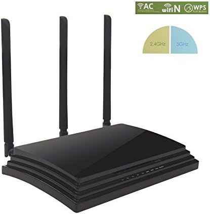 JIAFENG® AC1200 Wireless AC Gigabit Router 2.4G/5G Concurrent Dual Band with USB port-share a files &amp; media with networked 802.11AC standard