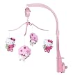 Bedtime Originals Hello Kitty and Puppy Musical Mobile - Pink