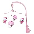 Bedtime Originals Hello Kitty and Puppy Musical Mobile - Pink