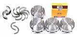 Evergreen PSBR5020/0/1/1 Oversizes Mitsubishi Chrysler Eagle Dodge 420A Non-Turbo DOHC Piston Set w/ Main & Rod Bearings
