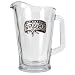San Antonio Spurs NBA 60oz Glass Pitcher - Primary Logo by Great American Products