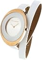 Ted Lapidus - B0210PBNF - Montre Femme - Quartz Analogique - Cadran Blanc - Bracelet Cuir Blanc