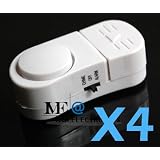 Buy 4 units of Door Window Wireless Entry Magnetic Alarm System with Door Chime... by IVEA electronic
