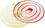 SiliconeZone 2-Piece Cheese Board Set, Red Gouda/Yellow Swiss