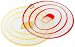 SiliconeZone 2-Piece Cheese Board Set, Red Gouda/Yellow Swiss