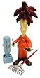 THE SIMPSONS SERIES 9 PRISON SIDESHOW BOB FIGURE