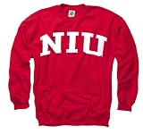 Northern Illinois Huskies Red Arch Crewneck Sweatshirt