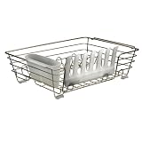 Rubbermaid Dish Drainer with Loft - Chrome (Large) by Rubbermaid