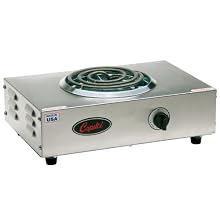 Capitol Range Single Burner Hot Plate, 17.5" x 3.5" x 11.5"