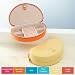 Cathy's Concepts Large Leather Half-Moon Jewelry Case, Teal