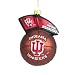 Collegiate 5 Glass Mascot and Basketball Ornament - Indiana