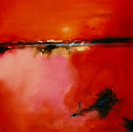 Cover image : Wilman, Peter - Orange Horizon - Poster Kunstdruck Bild
