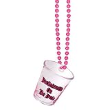 Bachelorette Party Shot Glass Necklace