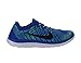 Mens Nike Free 4.0 Flyknit Game Royal Black Photo Blue Hyper Jade 717075-400