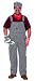 Aeromax Toys Adult Train Engineer Suit - L