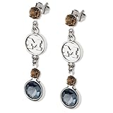 University of Michigan Crystal Logo Earrings