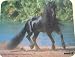 Black Friesian Horse Mouse Pad - Boiselle