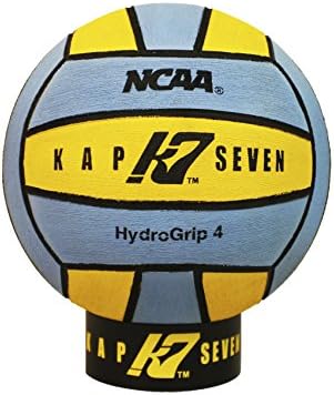 KAP7 HYDROGRIP WATER POLO BALL - SIZE 4 (Sky Blue/Yellow)