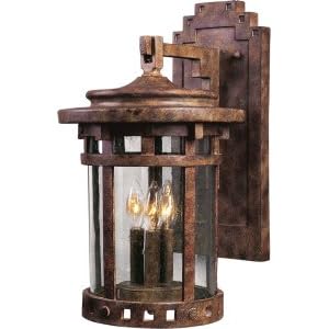 Maxim Lighting - 3134CDSE : Santa Barbara Cast 3-Light Outdoor Wall Lantern - Sienna by 