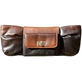 ALEXIS HUDSON Snowbird Clutch in Tobacco Ombre