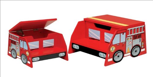 Toys: KidKraft Fire Truck Step Stool
