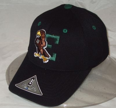 NCAA Eastern Michigan Eagles Black One Fit Cap-Adult 6 5/8 to 7 1/8
