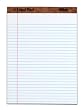 Tops Letr-Trim Perforated Top Letter Size White 50 Sheet Legal Pad 12 Pack (7533)