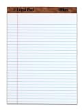 Tops Letr-Trim Perforated Top Letter Size White 50 Sheet Legal Pad 12 Pack (7533)