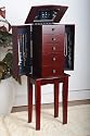 Furniture online: Cherry Jewelry Armoire Chest