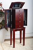 Cherry Jewelry Armoire Chest