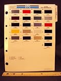 1995 95 BMW IMPORT 3, 5, 7, 8, & M3 Series, Coupe, Sedan, & Convertable Paint Colors Chip Page